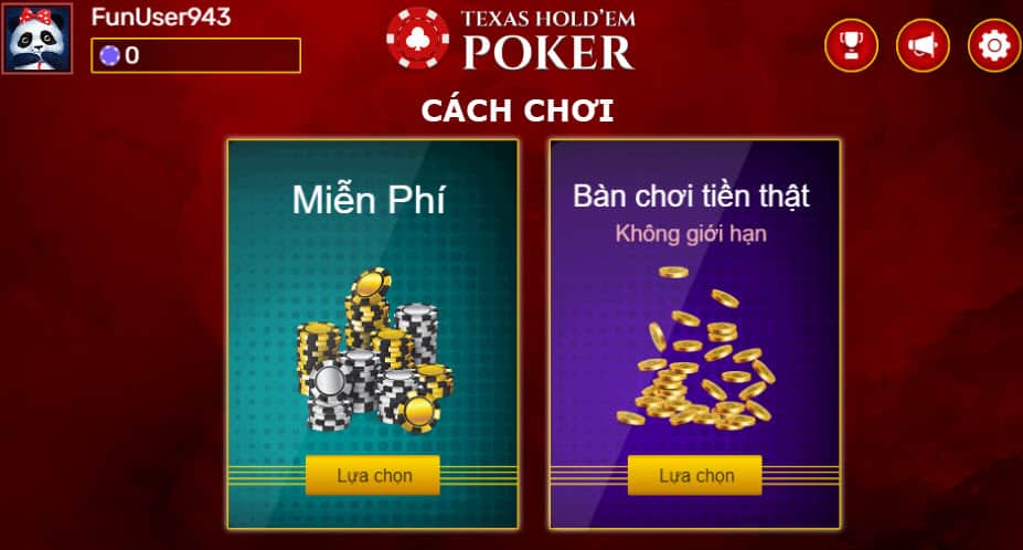 Cách chơi Texas Hold'em Poker tại VN88