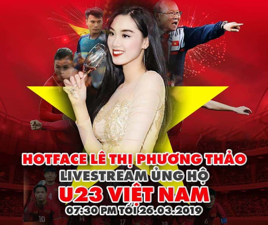 Hinh anh hotgirls VN88 livestream ung ho U23 Viet Nam - Hinh 4