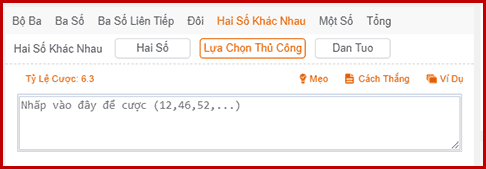 Hai so - Lua chon thu cong - Fast 3