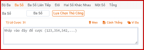 Ba so khac nhau - Lua chon thu cong - Fast 3