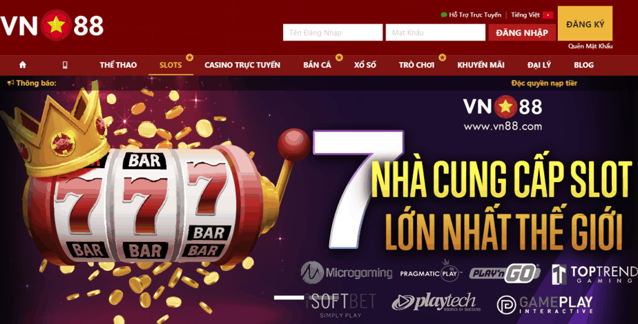 Game slot nạp thẻ cào tại VN88