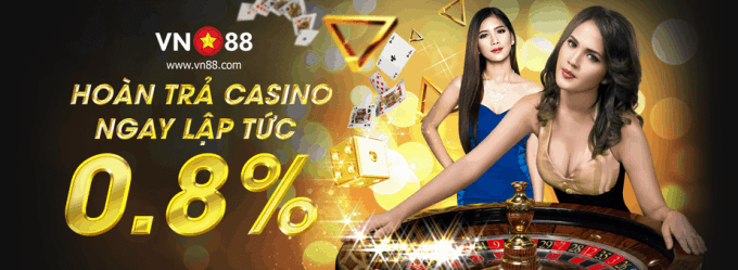 Hoan tra casino len den 0.8% ngay lap tuc - khong can cuoc lai