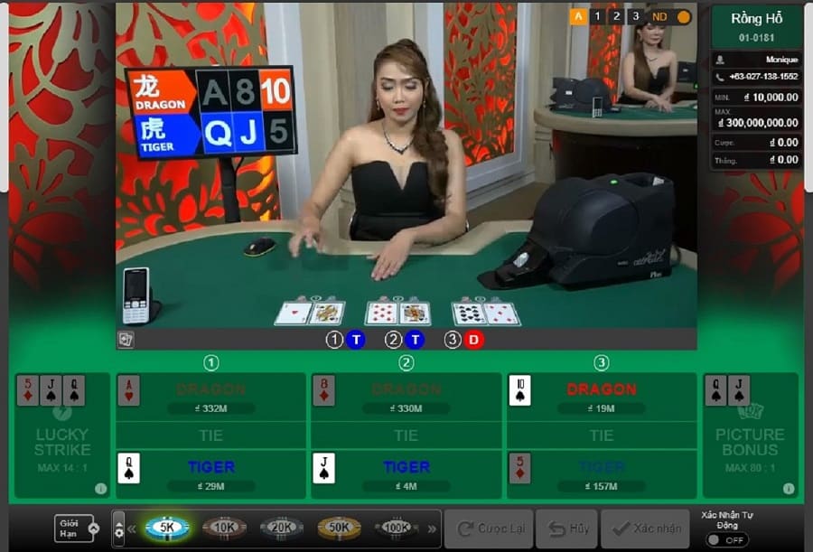 Trải nghiệm game bài Rồng Hổ tại VN88 với các chiến thuật hay