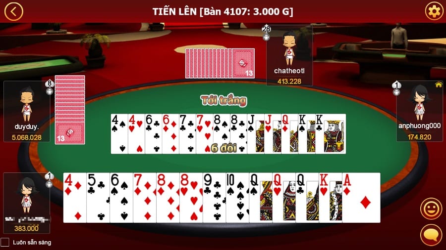3 sai lầm khi chơi bài Tiến lên miền Nam tại VN88?